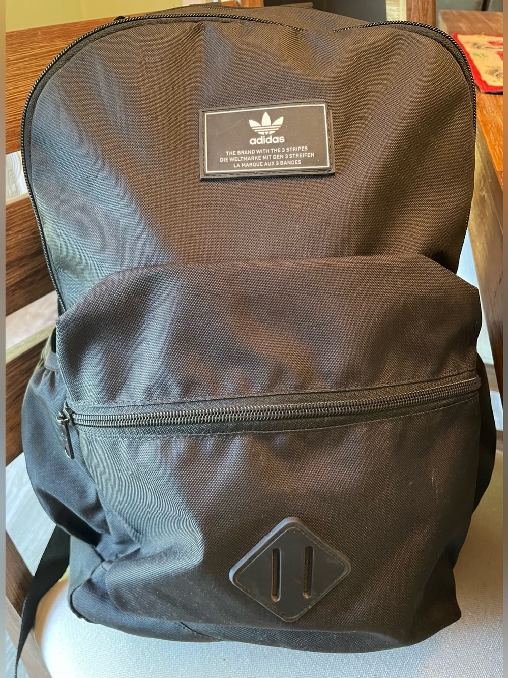 Adidas Black Backpack / Padded Laptop Pocket